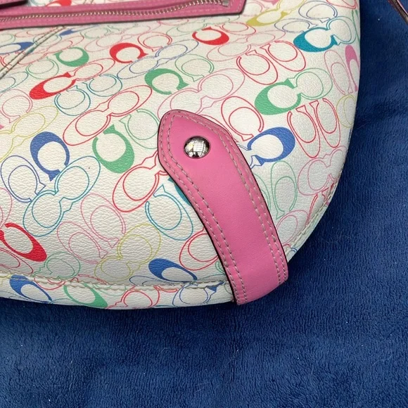 Coach F16481 Chelsea multi-color pink pastel monogram crossbody - Picture 11 of 14